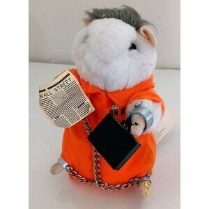 Gemmy Dancing Hamster Sings 'Money Money' TESTED WORKS Plush Toy Battery Operate